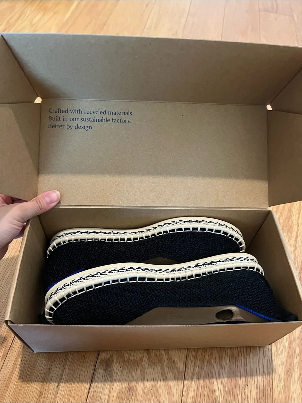 Rothy's Black Espadrille Ballet Flats with Ankle Wrap